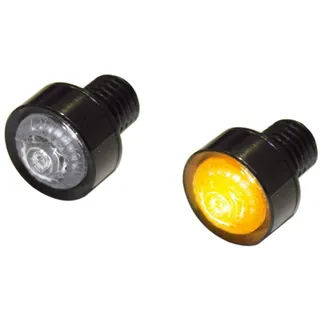 Highsider LED-Blinker Einheit MONO schwarz eloxiert