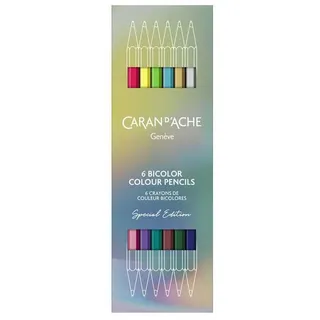 Caran d'Ache Caran d’Ache Packung mit 6 zweifarbigen Stiften CLAIM YOUR STYLE - Sonderedition/ref. 1284.506