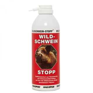 Hagopur Unisex – Erwachsene Wildschwein-Stopp Stopptier, rot, 400ml
