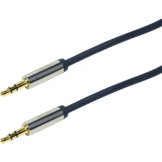 Logilink CA10500 Klinke Audio Anschlusskabel 5.00m Dunkel-Blau (matt)