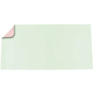 Deflecto Schreibtischunterlage doppelseitig grün/rosa Kunstleder 120,0 x 60,0 cm, 1 St.