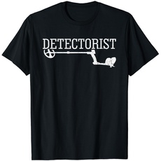 Metalldetektor Detectorist Geschenk Metall T-Shirt