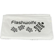 Flashwoife, extra feines Micro-Faser (Nano-Faser) Reinigungstuch, RT40W, Microfaser Putztuch 40x40 cm, weiß