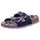 Fussbettpantoffel Schwarz/Lila 39