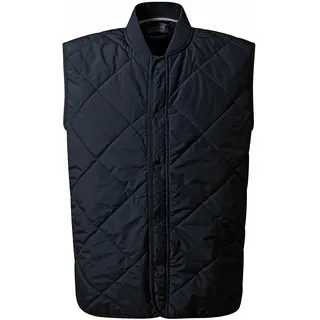Sweatweste PIERRE CARDIN, Herren, Gr. M, schwarz (salute), Web, Obermaterial: 76% Baumwolle, 17% Polyester, 7% Elasthan, unifarben, regular fit normal, Westen Sweatweste, mit Stehkragen