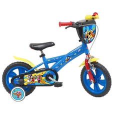 Vélo ATLAS Unisex Jugend Disney Mickey 12 Zoll Fahrrad mit 1 Bremse, blau, 12''