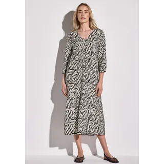 STREET ONE Midikleid Grafisch Beige 40
