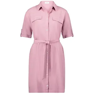 Cartoon A-Linien-Kleid Freizeitkleid mit Gürtel Lila 38