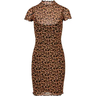 URBAN CLASSICS Mesh Double Layer Kurzarmkleid Leo M