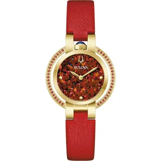 BULOVA Rubaiyat Herbst Leder 30,5 mm 97R105