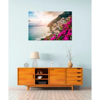 queence Acrylglasbild »Ella« Himmel   Italien   Landschaft   Meer   Meer Bilder   Pflanzen   Spanien 1 Stk. tlg. Fine Art-Print in Galeriequalität, pink