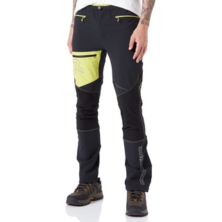 Rock Experience REMP03701 Cape WILD Pants Men's 0208 Caviar+1809 Sulphur Spring XXL