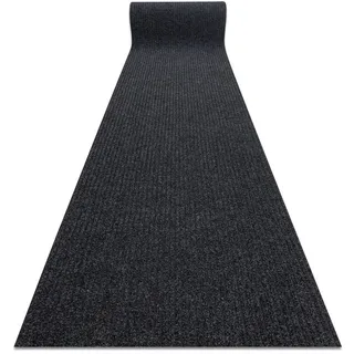 RugsX TÜRMATTE Teppichläufer 200 x 400 cm Anthrazit