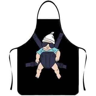 SURALIN Grillschürze für Männer Kochschürze Herren Lustiges Geschenk für Papa Lustige Geschenke für Männer Kochschürze Herren, 80x 60cm