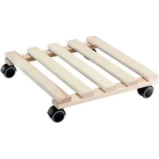 wagner® design yourself Wagner design yourself Pflanzenroller GH 0438 Holz buche quadratisch 34,0 x 34 cm Hellbraun FSC®