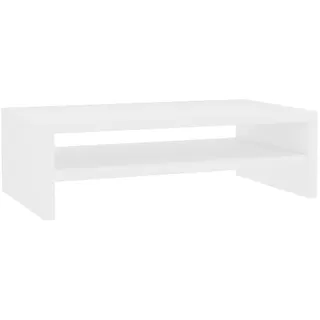 vidaXL Monitorständer 42x24x13 cm Weiß