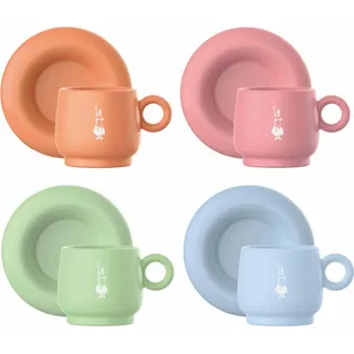 Bialetti PFRUIT003, Set, Mehrfarbig, Tasse, Espresso, 4 Stück(e) - Bunt