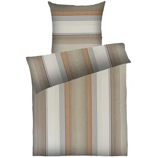 Dyckhoff Kira Gestreift Beige 135 x 200 cm + 80 x 80 cm