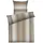 Kira Gestreift Beige 135 x 200 cm + 80 x 80 cm