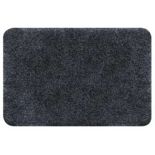 Spirella – Badematte – Weiche und Bequeme Acryl-Badezimmermatte – Ideal fürs Badezimmer – rutschfest und saugfähig – Elegantes Design – 80 x 150 cm – Schwarz