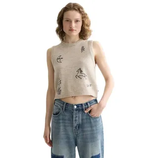 Scotch & Soda U9a01079t Strickweste - Oatmeal Melange - XL