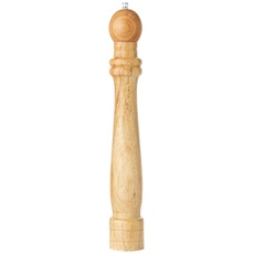 Premier Housewares Pfeffermühle aus Gummibaum 38 cm, Rubberholz (Hevea), naturlich, 7x7x39