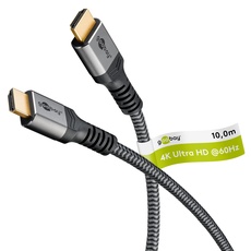 Bild von 64997 HDMI-Kabel 10 m HDMI Typ A (Standard) Grau