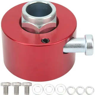 3/4-Zoll-Schaft-Lenkrad-Schnellspanner-Trennnabe mit Druckknopf für 3-Loch-Rot