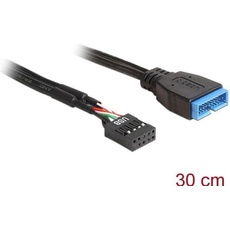 Bild von Pin Header interner USB 2.0 [Buchse]/USB 3.0 [Stecker], 0.3m (83281)