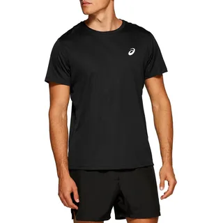 ASICS Herren Core Shortsleeve Top Laufbekleidung Laufshirt Performance Black - Schwarz XL