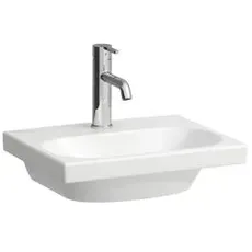 Laufen Lua Handwaschbecken, 1 Hahnloch, ohne Überlauf, 450x350mm, H815081, Farbe: Pergamon