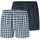 Webboxer Web-Boxershorts 2er blau