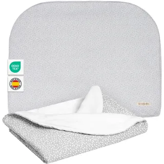 MIMUSELINA Babydecke Baumwolle 90x70 cm | Babydecke Winter und Herbst | Baby Decke neugeborenen Warm für Bett und Kinderwagen | Essence