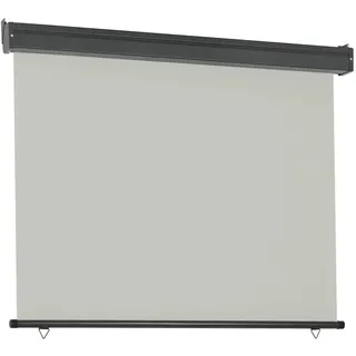 vidaXL Seitenmarkise 125 x 250 cm Grau Polyester