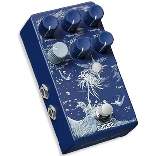 klowra Limbo Reverb Digitalpedal für E-Gitarre mit 9 Stereo-Ambient-Reverb-Typen, Analog Dry Through, True Bypass, Freeze & Infinity