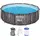 Steel Pro Max Frame Pool Set 366 x 100 cm holzoptik inkl. Filterpumpe
