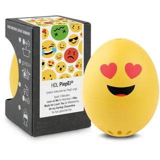HDL PiepEi - Singende Eieruhr zum Mitkochen - Eierkocher für 3 Härtegrade - Gute Laune Geschenk - Lustiges Kochei - Musik Eggtimer - Brainstream