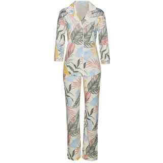 VIVANCE DREAMS Damen Pyjama gemustert-allover Gr.32/34