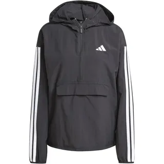 adidas Women's ESSENTIALS 3-STRIPES LIFESTYLE WOVEN Windbreaker black/white, S