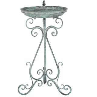 SAFAVIEH Vogelbad - Elegant, in Antik-Dunkelgrün
