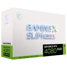 Bild von GeForce RTX 4080 SUPER 16G Gaming X Slim White, 16GB GDDR6X, 2x HDMI, 2x DP (V511-220R)