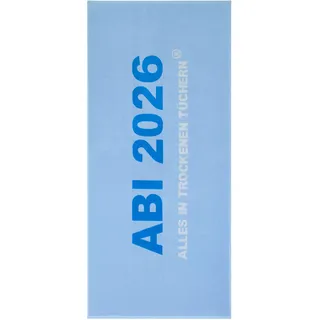 Egeria ABI 2026 Strandtuch 75 x 180 cm light blau