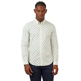 Ben Sherman 68058 Langarmhemd - Beige - L