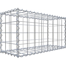 Bild von Gabione 80 cm x 40 cm x 30 cm (L x H x T), Maschenweite 10 cm x 10 cm,