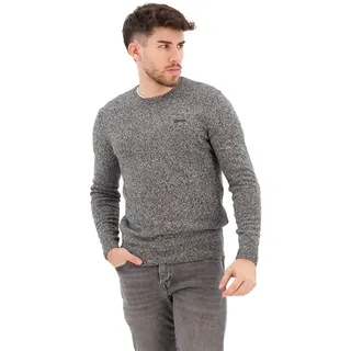 Superdry Essential Slim Fit Pullover - Dark Charcoal Jaspe - 2XL