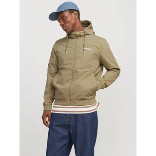 JACK & JONES Blouson JJERUSH mit Kapuze Übergangsjacke, regular fit beige XL (54/56)
