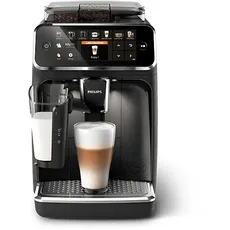 Philips EP5541/50 Latte Go Kaffeevollautomat (Matt-Schwarz, Scheibenmahlwerk aus Keramik, 15 bar, externer Milchbehälter)