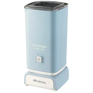 Vintage Milchaufschäumer blau