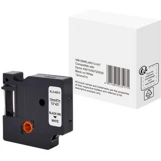 Dymo Schriftband wie Dymo Beschriftungsband Selbstklebend Schwarz auf Weiß