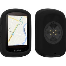 kwmobile Hülle kompatibel mit Garmin Edge 840 / Edge 540 - Silikon GPS Fahrrad Case Schutzhülle - in Schwarz